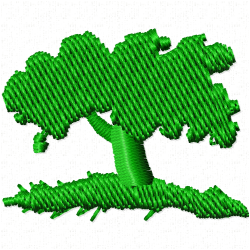 Flowers And Tree Embroidery Design 7 Flowers And Tree Embroidery Design 7